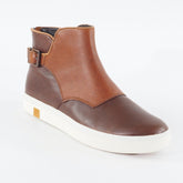 Womens Timberland Amherst Chelsea A17JQ Brown Leather Zip Up Casual Boots